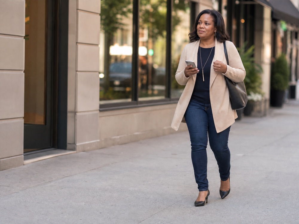 A customer walking confidently past your shop toward a competitor